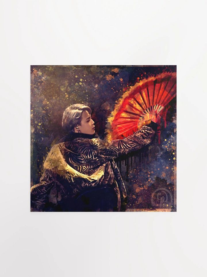 BTS - Jimin Iconic Fan Dance Print (Unframed) - Designed by ChimberArt product image (5)