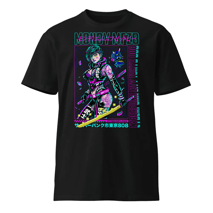 Cyberpunk City Tokyo 808 T-Shirt product image (1)