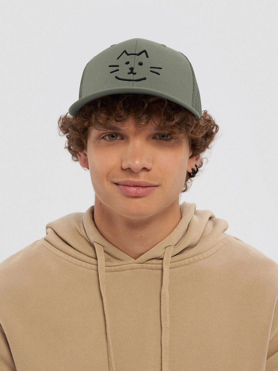 Black Cat Richardson Trucker Hat product image (5)