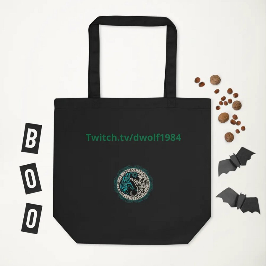 Norse Wolf Rune Eco Tote product image (6)
