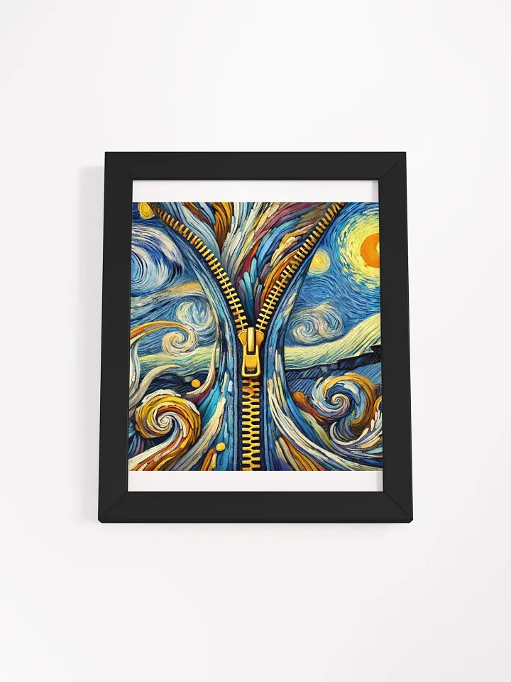 🎸 Rolling Stones Sticky Fingers – Van Gogh-Inspired Framed Print product image (1)