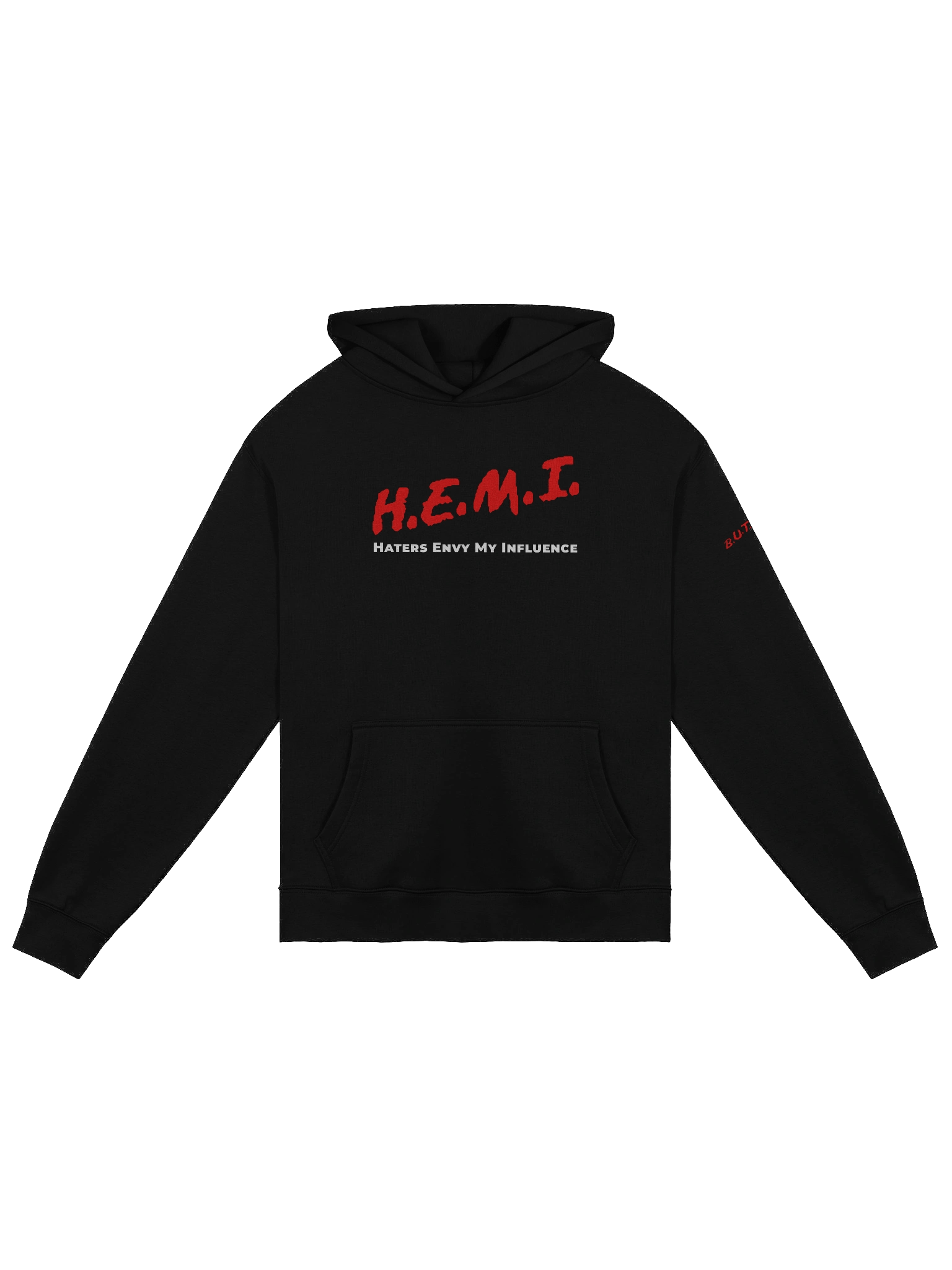 H.E.M.I. Bold Red Oversized Hoodie product image (1)