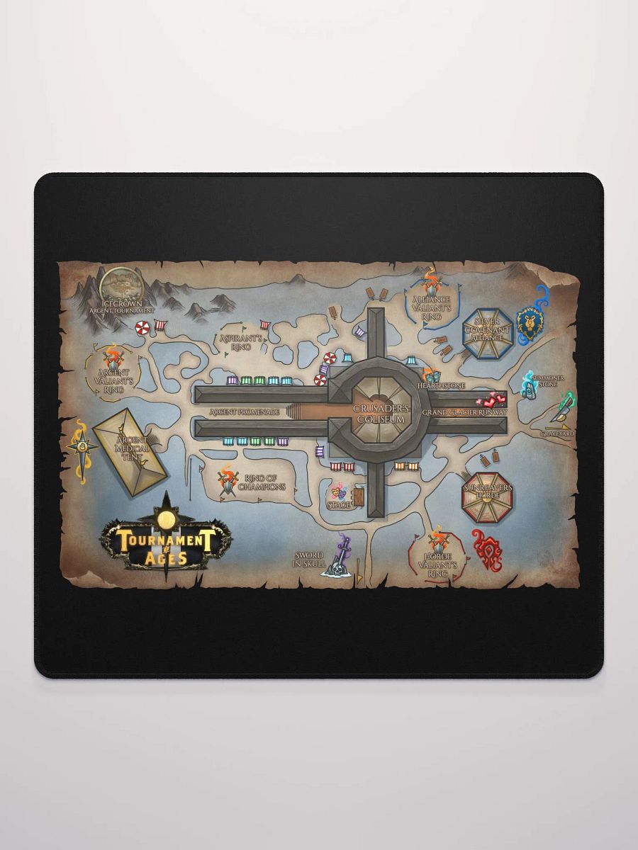 Tournament of Ages - Fairegrounds Map - Gaming Mouse Pad product image (2)