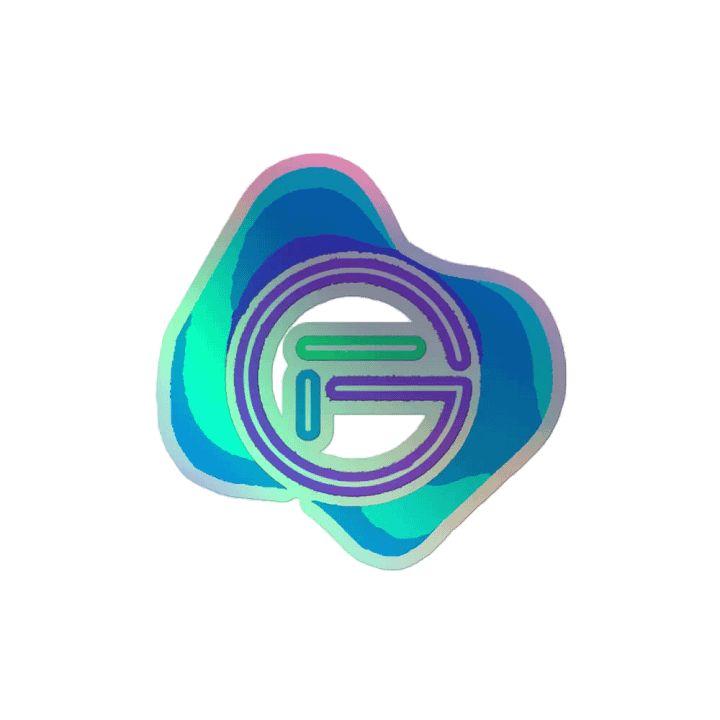 GloweFlye Blob Holo Sticker product image (2)