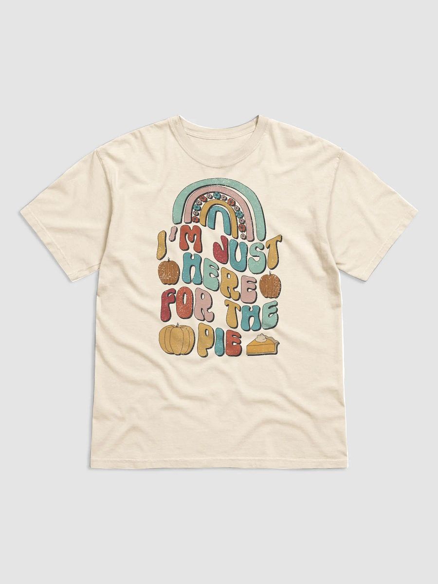 I'm Just Here for the Pie Groovy Boho T-Shirt | Funny Fall and Halloween T-Shirt product image (13)