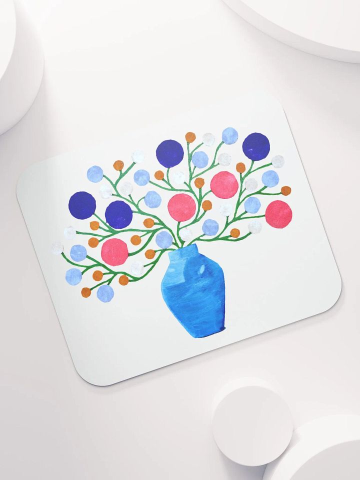 Abstract Flowers Mouse Pad product image (2)