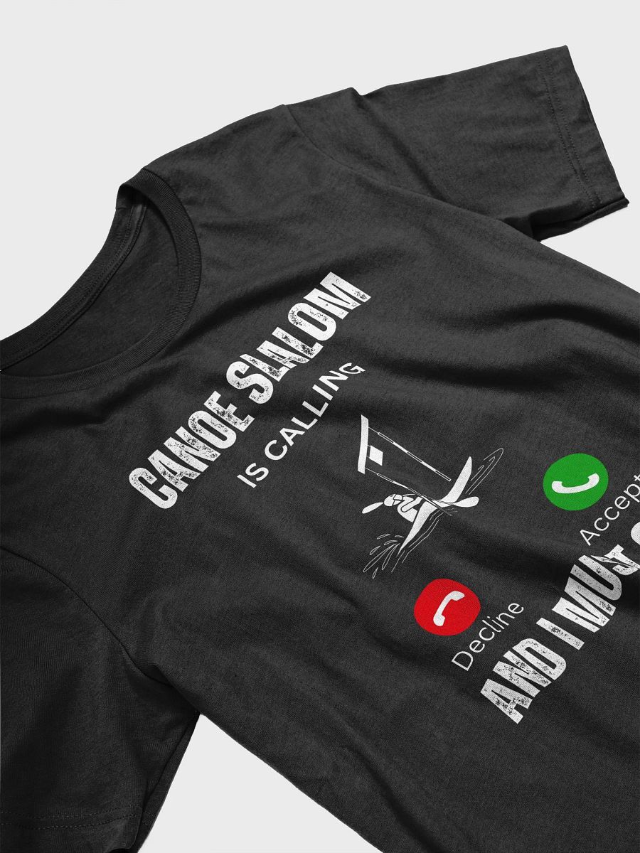 Canoe slalom is calling - Unisex T-shirt Bella Canvas 3001 product image (9)
