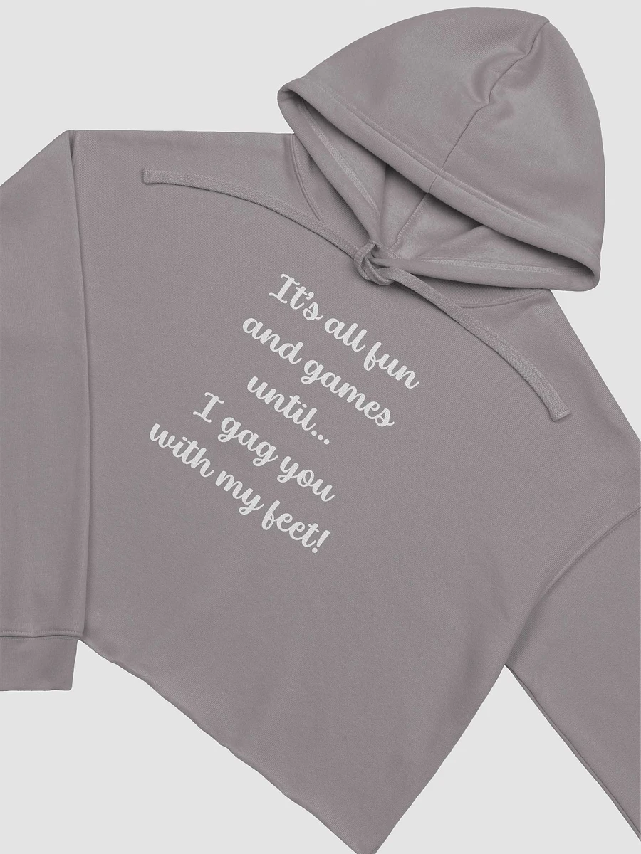 It's All Fun and Games Cropped Hoodie product image (3)