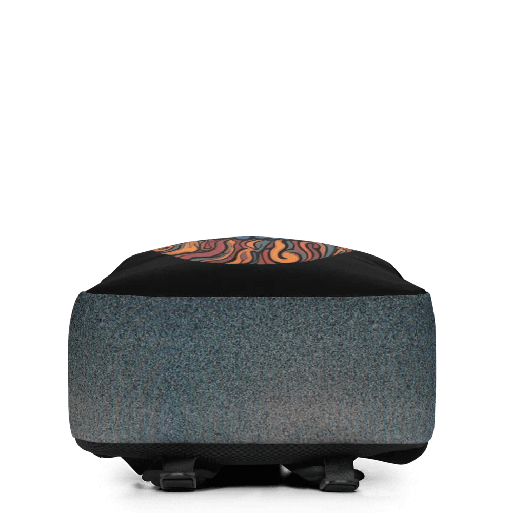 Psychedelic Swirl All-Over Backpack Midnight product image (2)