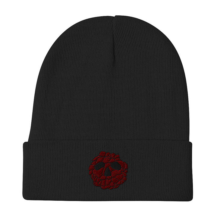 RoseyDave Red Rose Logo Knit Beanie product image (1)