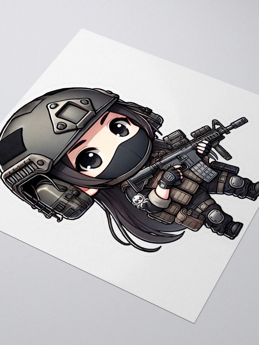 Tactical Chibi (F) Sticker product image (3)