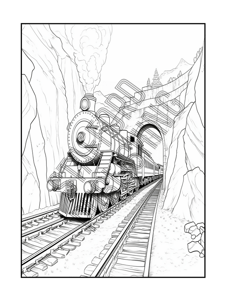 Boys & Girls Transportation Coloring Book Printable Version Free Sample Pages product image (2)