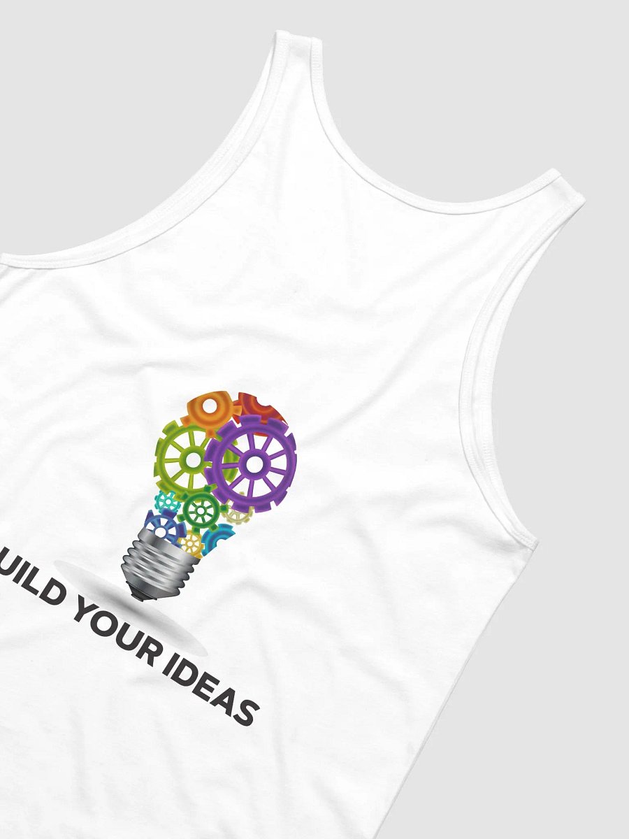 Copy of Build Your Ideas Tank Top Crisp White product image (5)