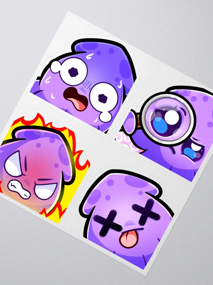 Squid Emote Sticker Set [2] product image (4)