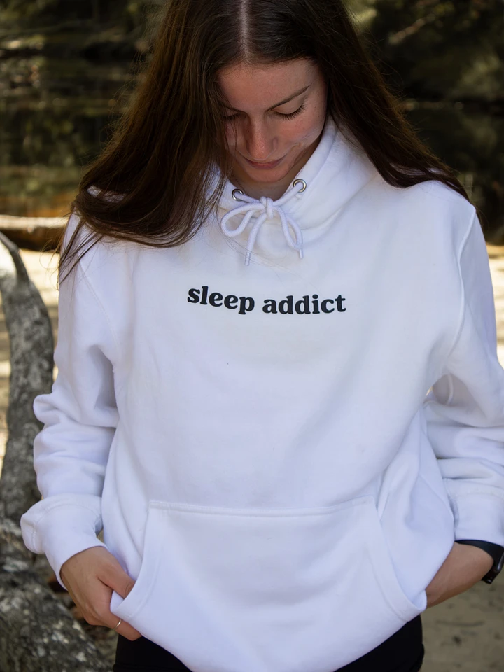 Sleep Addict Premium Hoodie White product image (1)