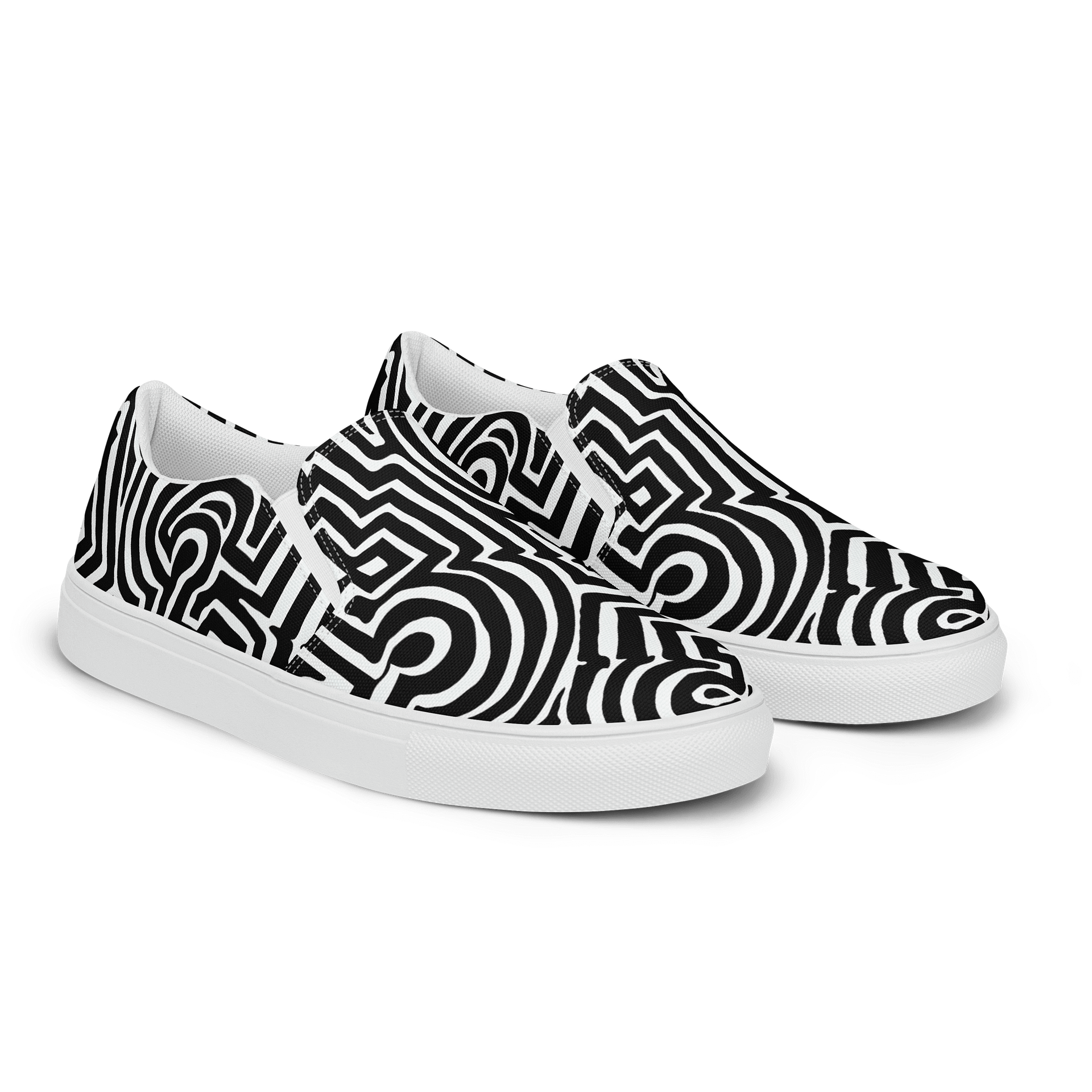 Optical Allusion Women's Slip-On Shoes product image (2)
