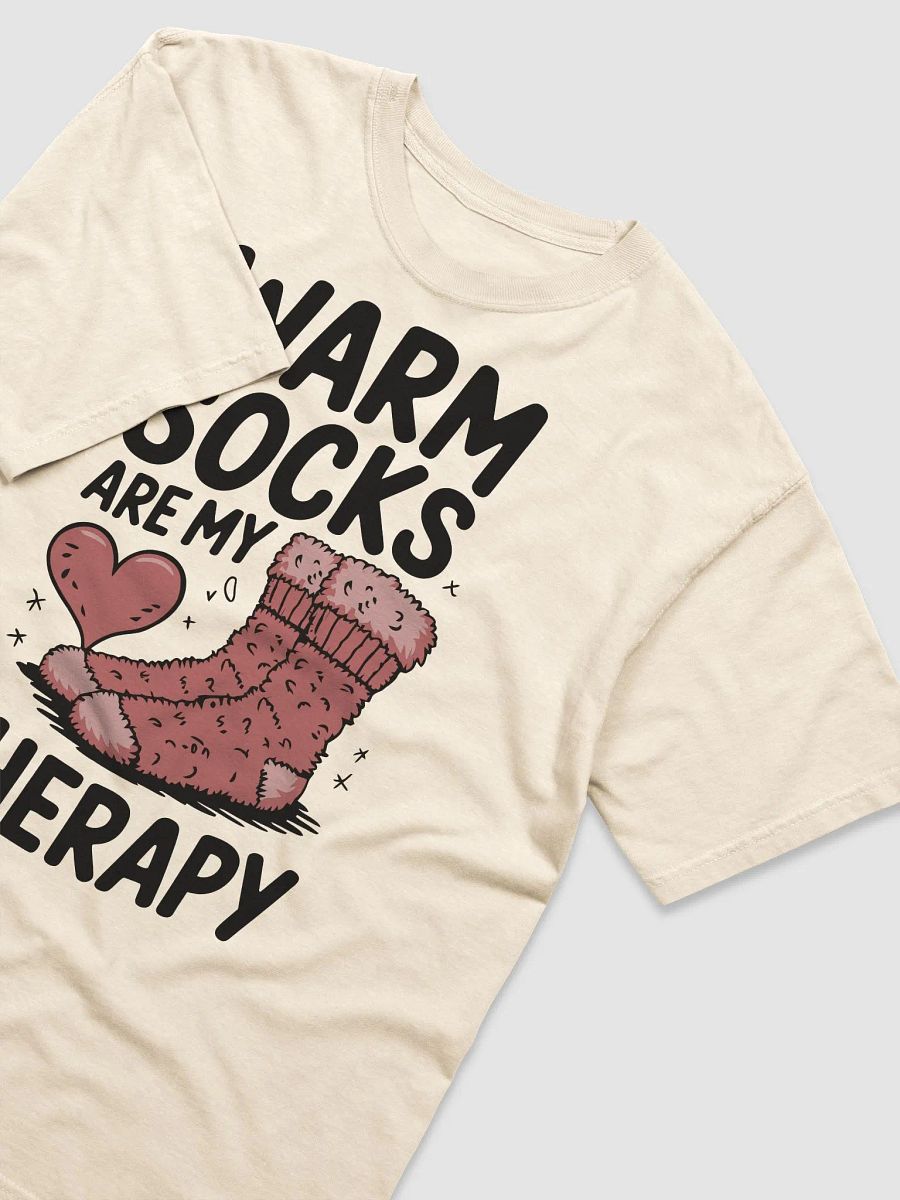 Warm Socks Are My Therapy Tee product image (3)