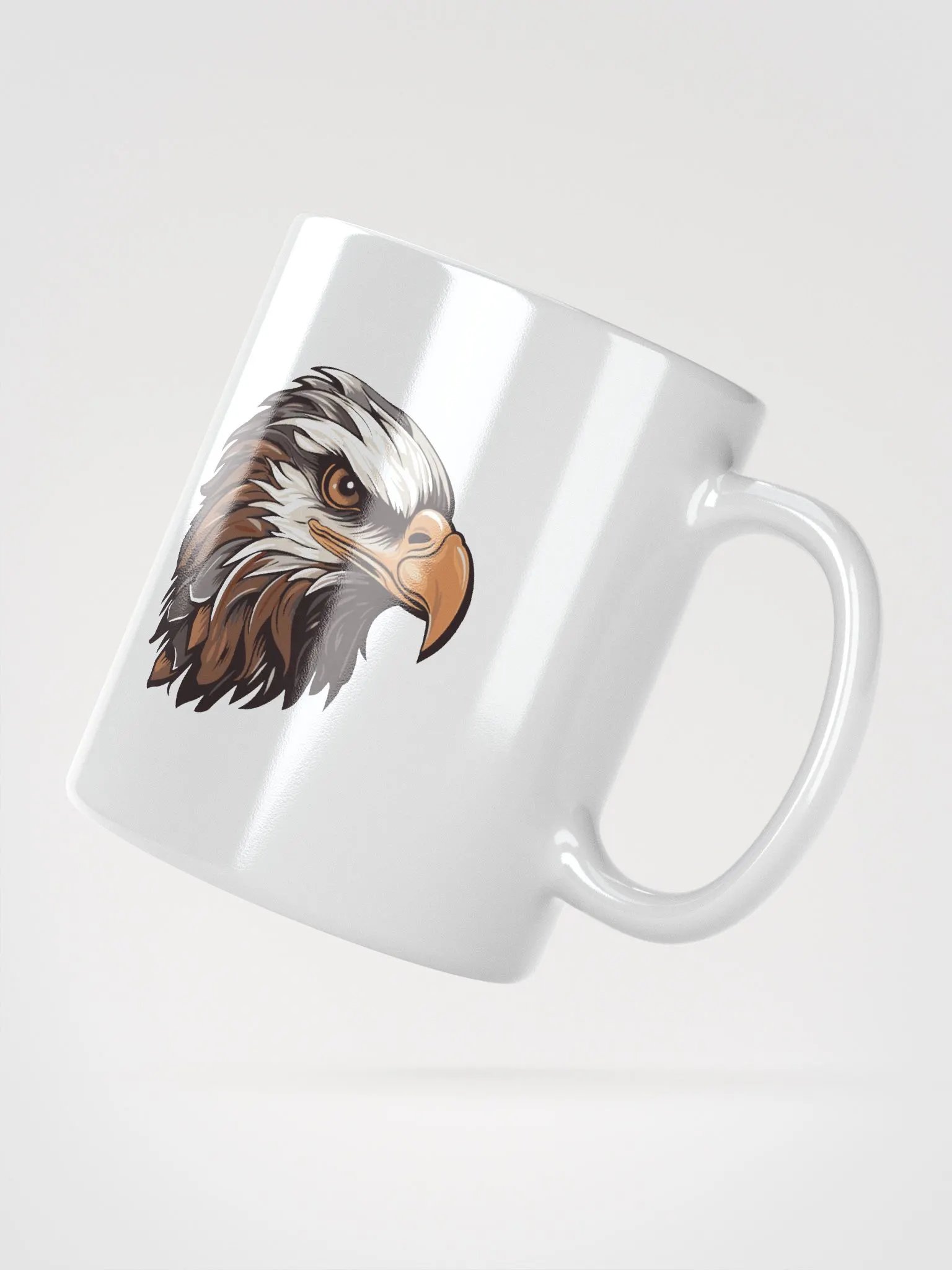 Mug - Brown Eagle Head Illustration product image (4)