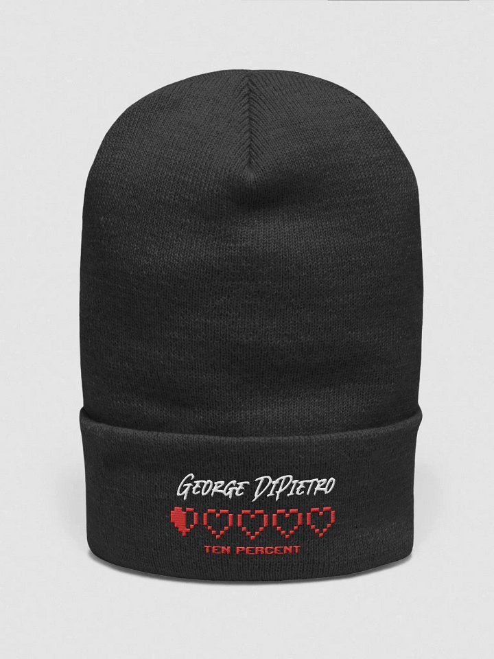 Ten Percent Embroidered Beanie product image (1)