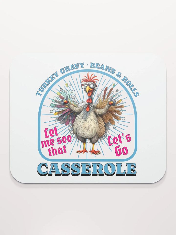 Turkey Gravy Beans And Rolls Casserole Thumbs-Up Mouse Pad product image (2)