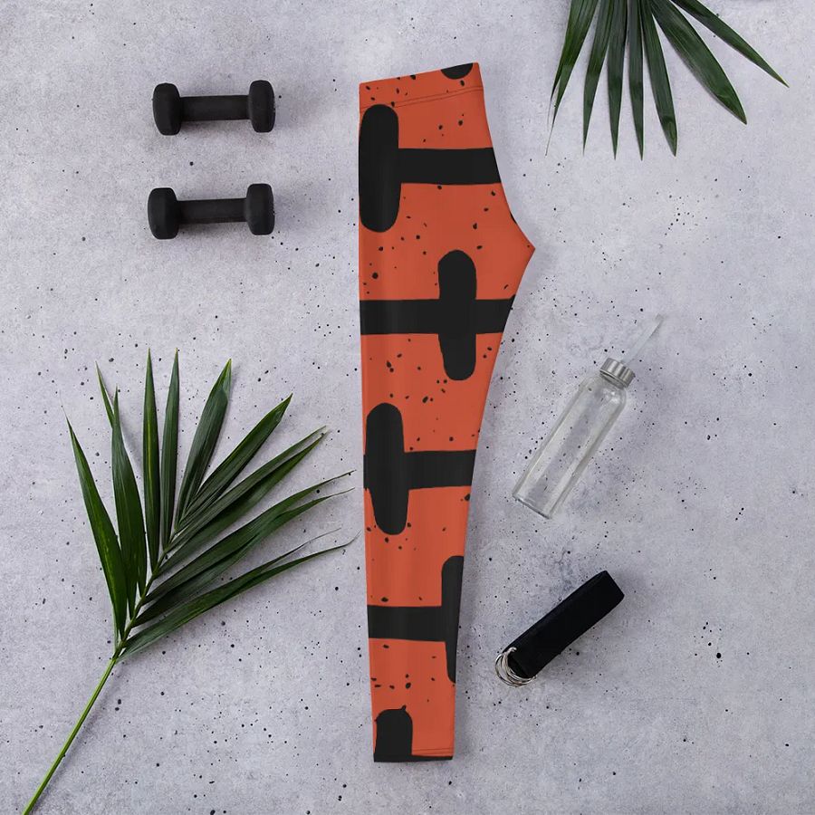 Ethnic Tribal Pattern Leggings – Bold, Cultural & Ultra-Stylish product image (2)