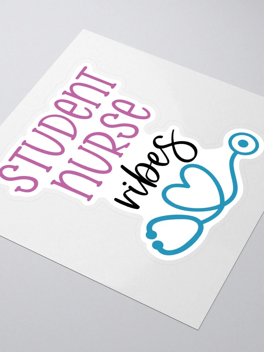 Student Nurse Vibes Sticker product image (8)