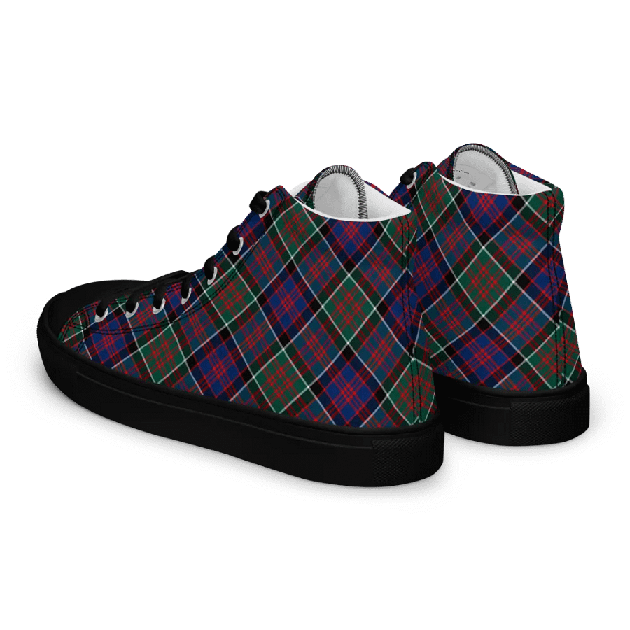 MacDonald Clanranald Tartan Men's High Top Shoes product image (9)
