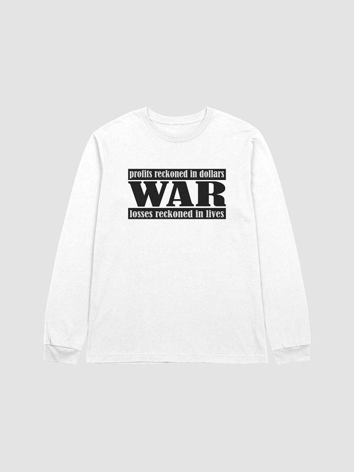 The Cost Of War - Bella+Canvas Supersoft Long Sleeve T-Shirt product image (1)