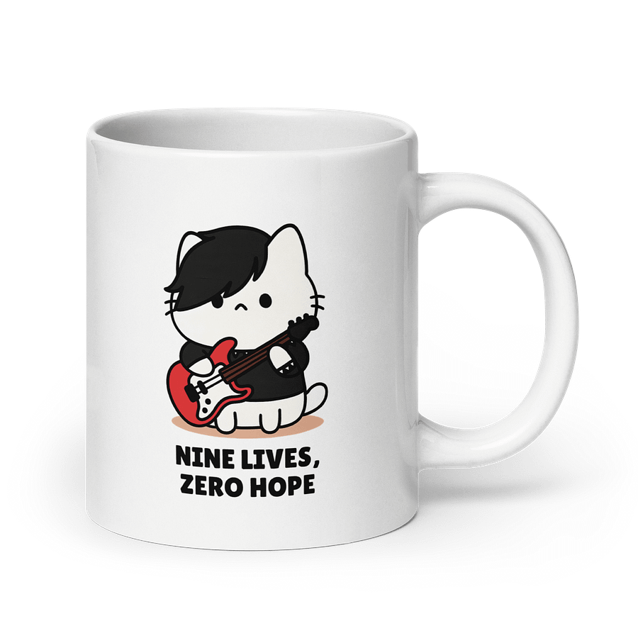 Kawaii Emo Cat – Cute Sad Gothic Kitty with Dark Aesthetic product image (3)