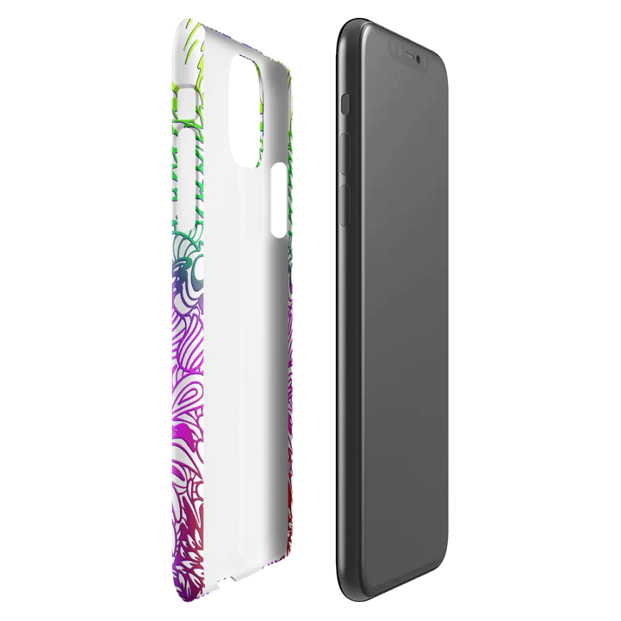 Wolf Head Purplish Mandala Phone Case product image (5)