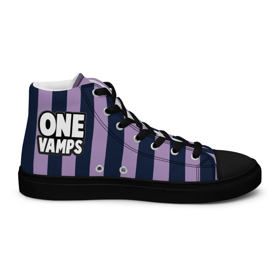 Women's High Top Canvas Shoes OneVamps Purple Blue color product image (8)
