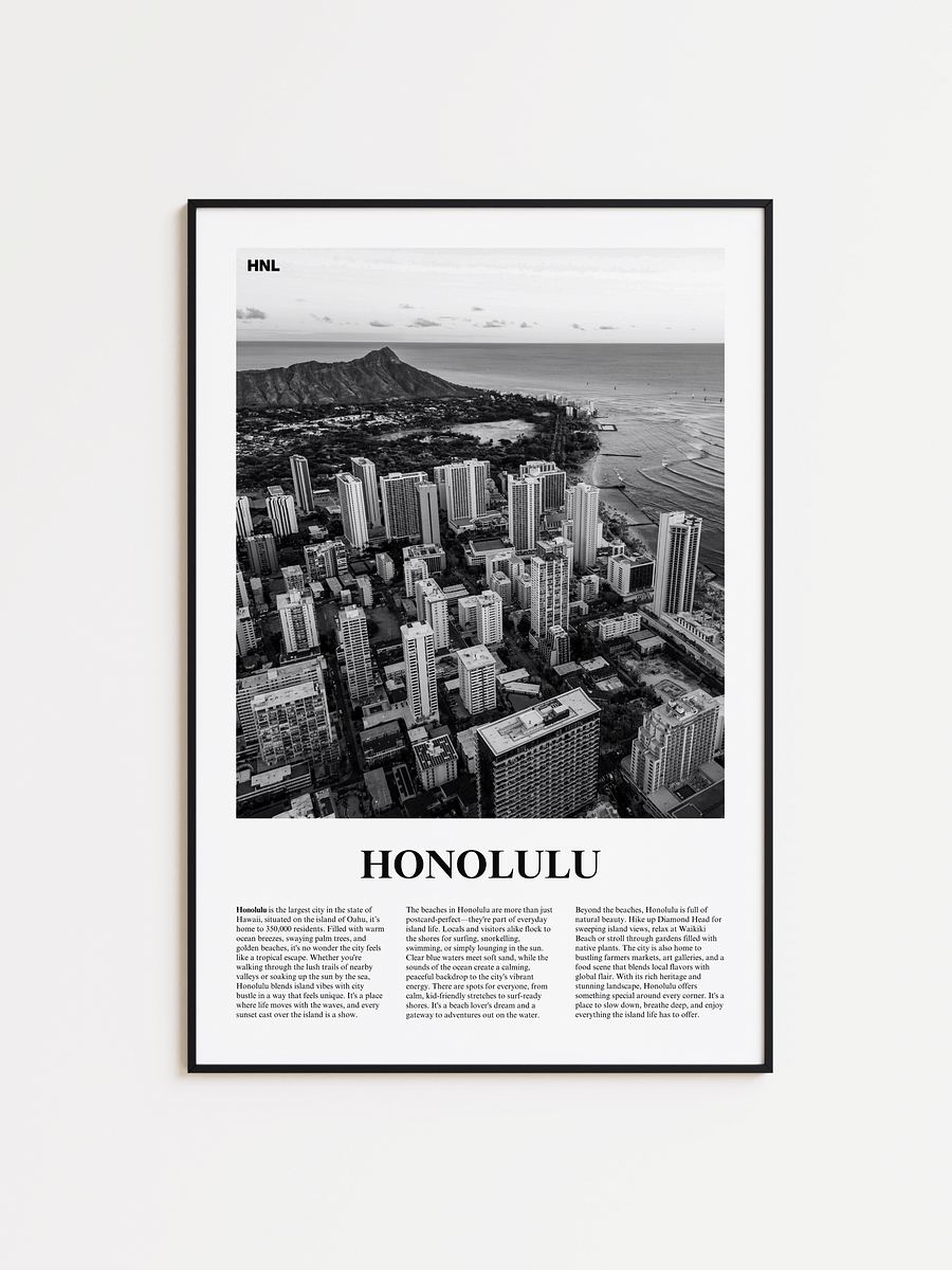 Honolulu 01 Newspaper Poster product image (13)