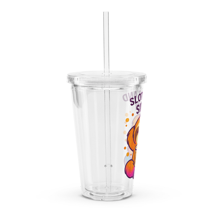 Slothin’ and Sippin’ – Funny Sloth Tumbler | Sloths Having Snacks Collection product image (3)