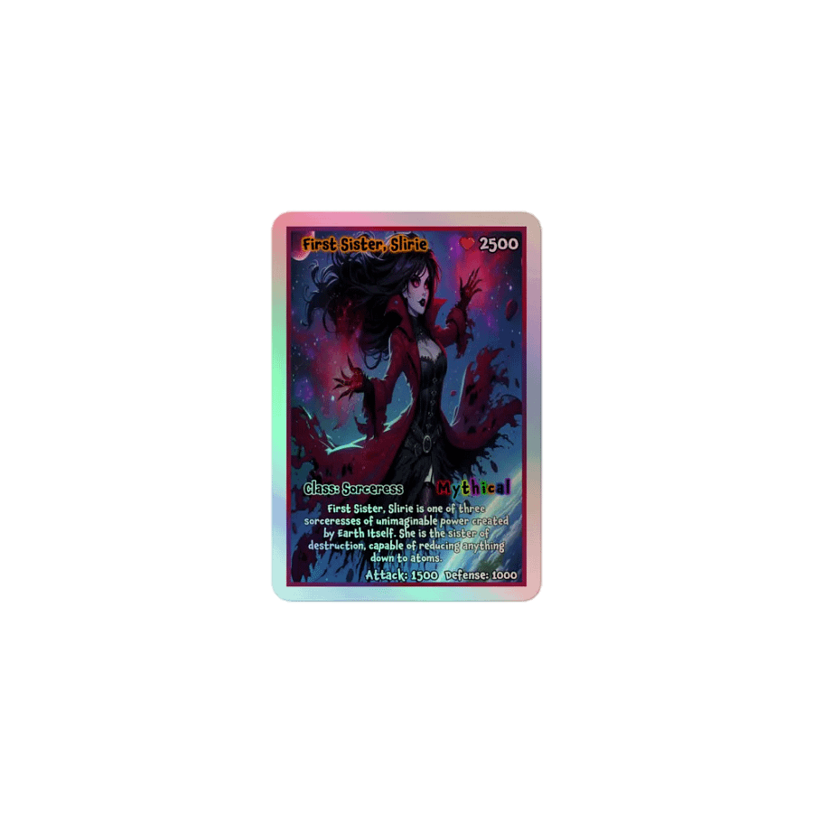 First Sister, Slirie | Hell Cardz Collection Holographic Sticker product image (1)