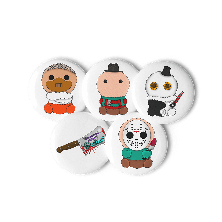 Emotional Support Slashers button pack 1 product image (2)