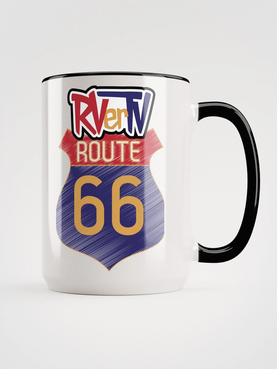 Route 66 Sign With RVerTV- Ceramic Coffee Mug product image (2)