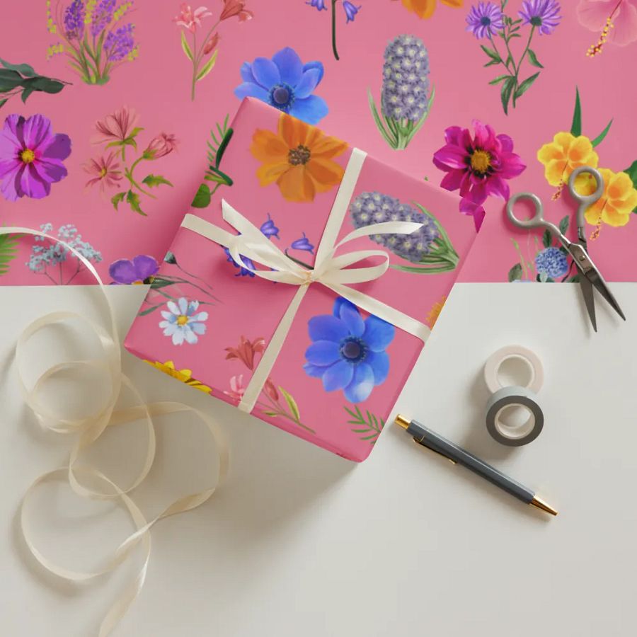 English Flora Wrapping Paper product image (12)