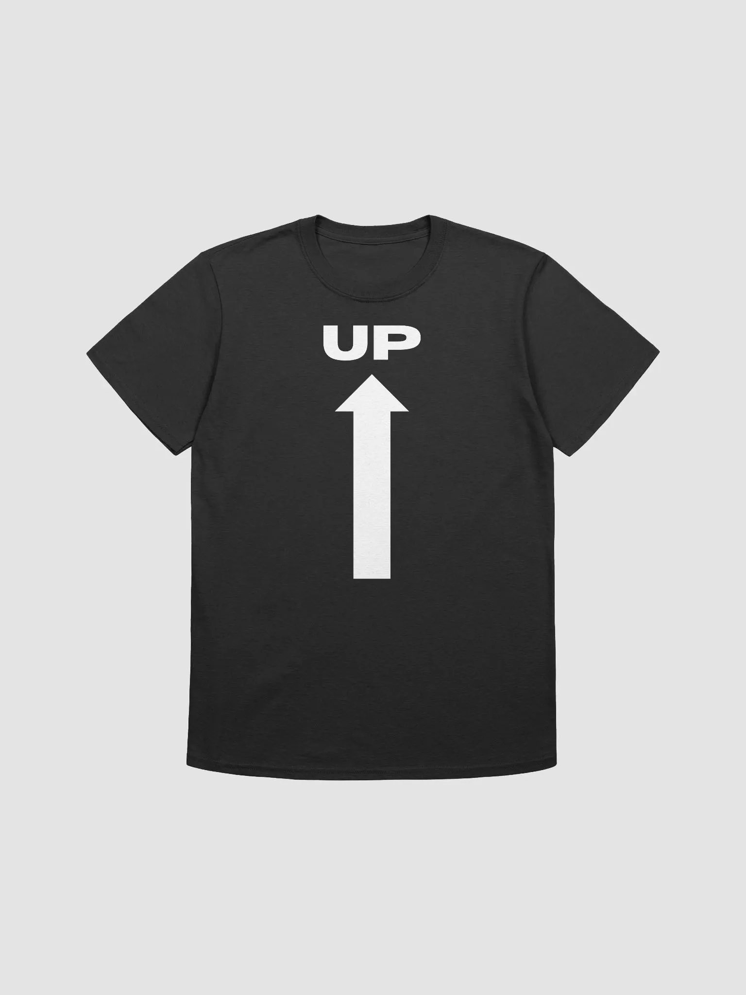 This Way Up: (white arrow) T-Shirt product image (1)