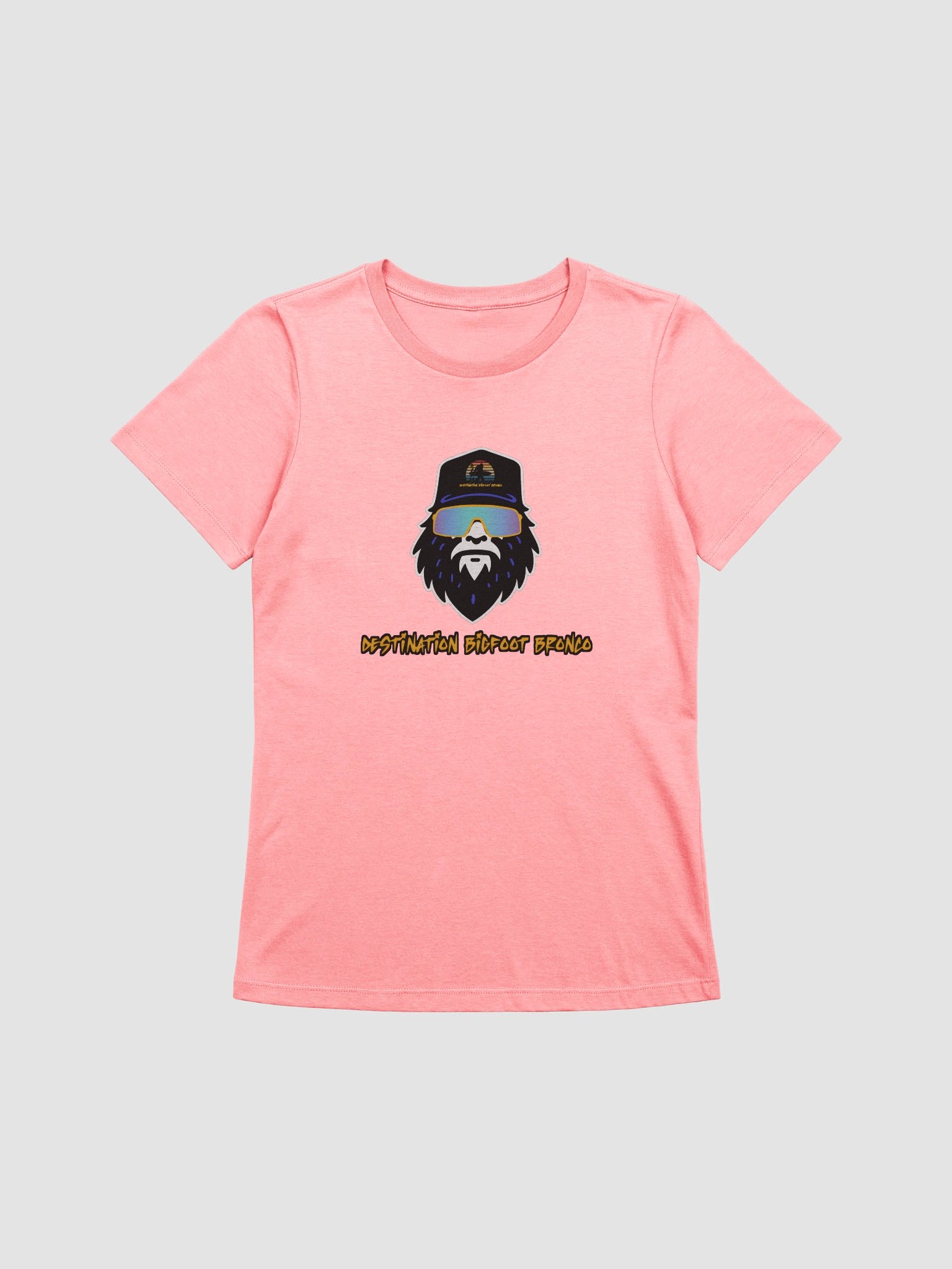 Destination Bigfoot Bronco Bigfoot Logo Bella+Canvas Women's Supersoft Relaxed-fit T-Shirt (Multiple Color Options) product image (121)