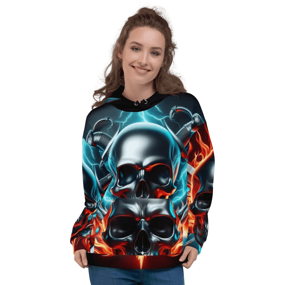 Power Surge - Unisex Skull Hoodie #36 product image (3)