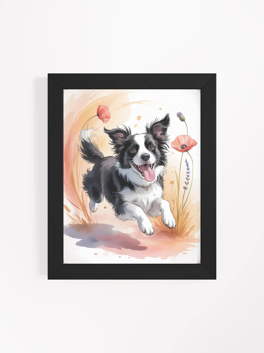 Joyful Border Collie Framed Poster product image (5)