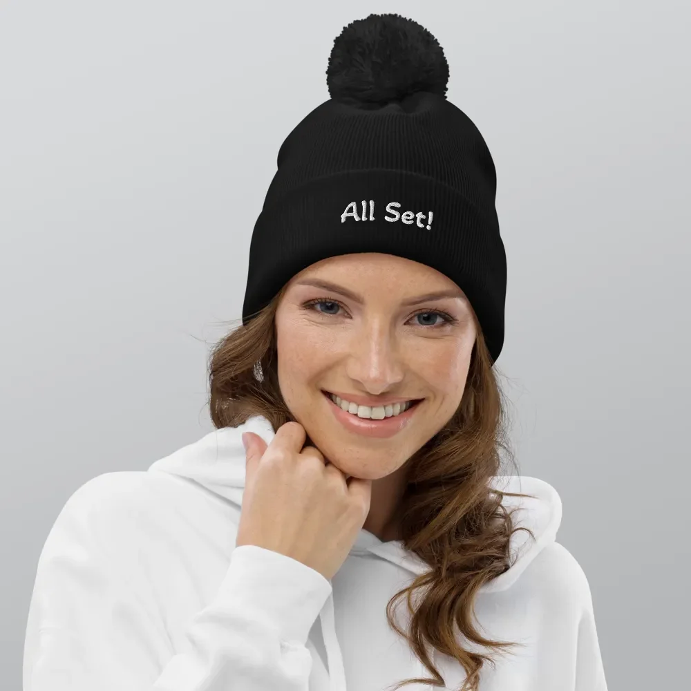 AllSaints Inspired Beechfield Pom-Pom Beanie product image (6)