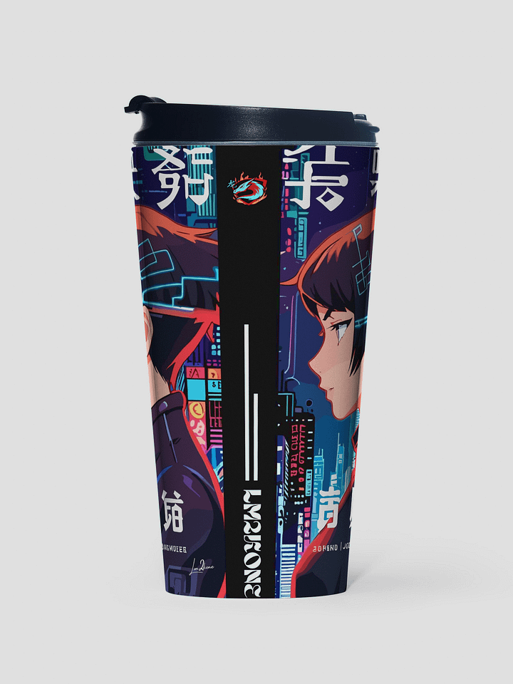 Futuristic Cyberpunk Stainless Steel Travel Mug product image (2)