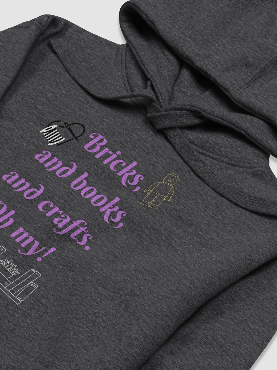 Bricks, books, and crafts hoodie product image (3)
