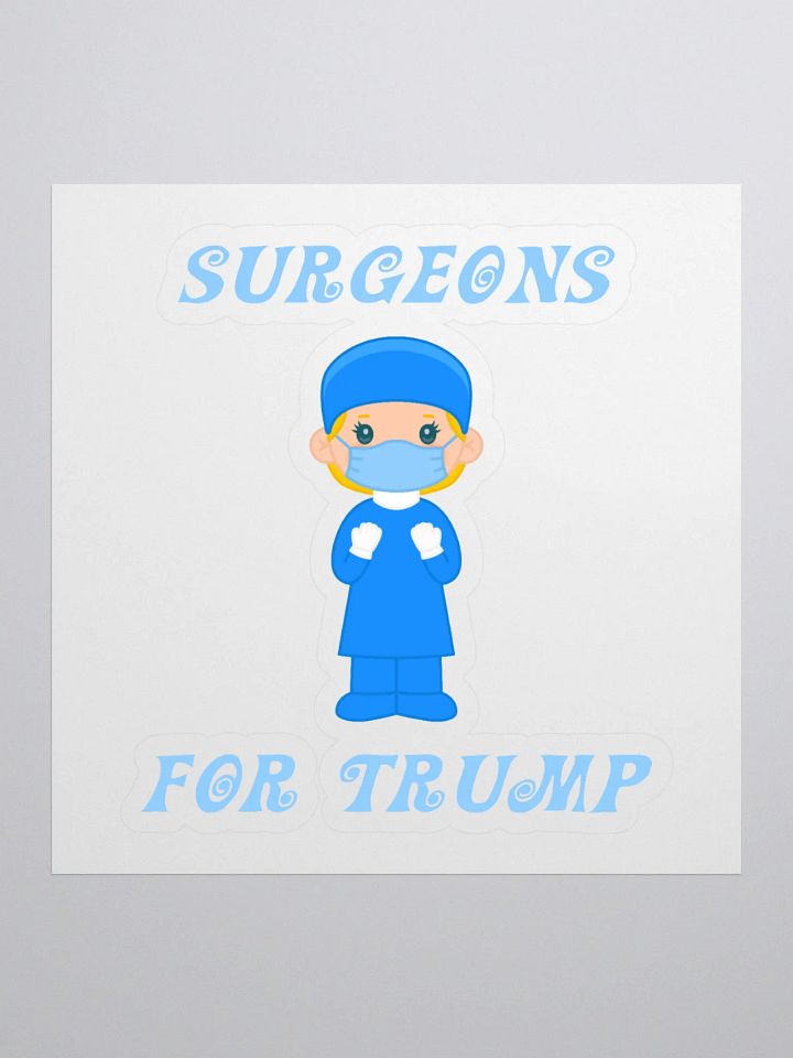 Surgeons For Trump 2024 (F) Sticker product image (1)