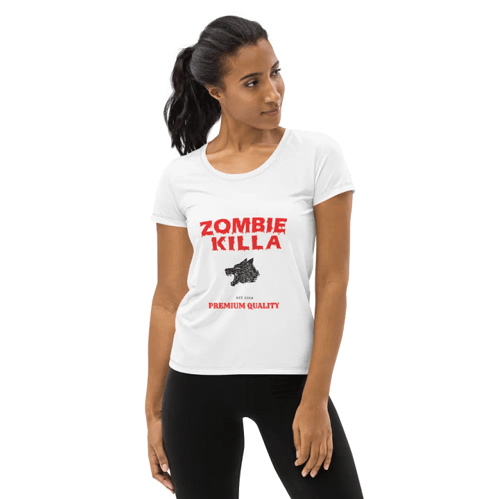 Zombie Killa AWomen's Athletic Tee product image (1)