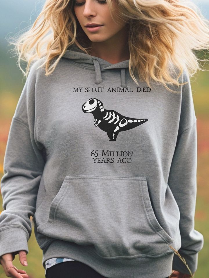 Cozy T- rex Hoodie product image (1)