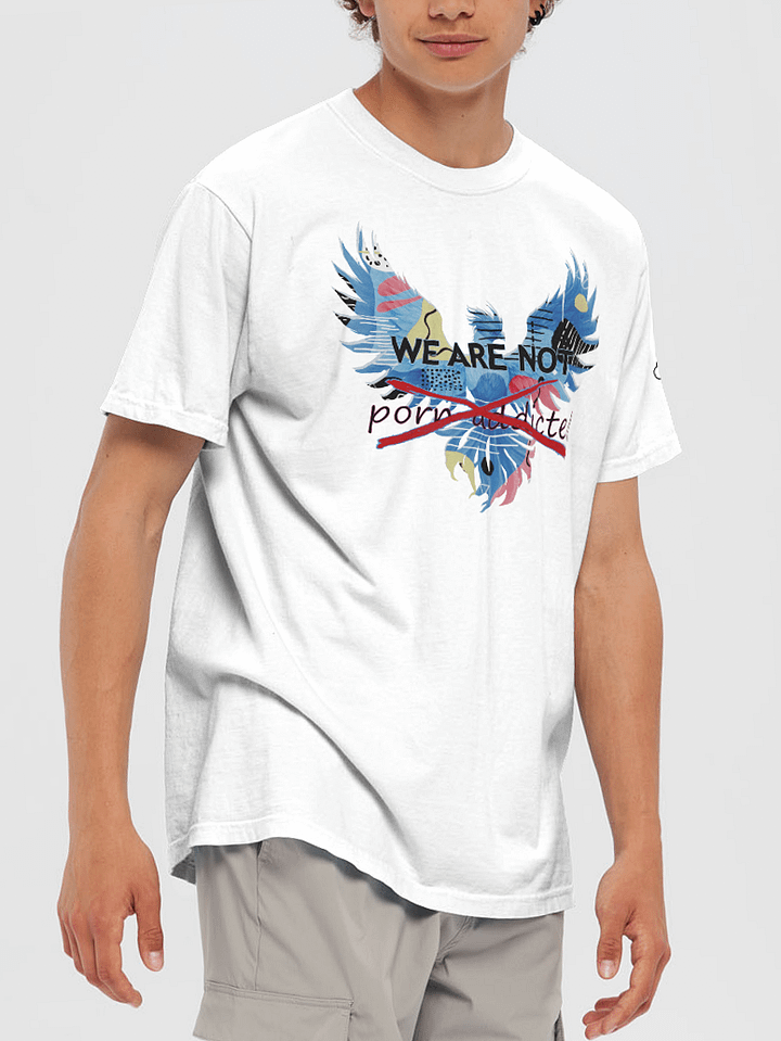 We are NOT porn addicted t-shirt product image (2)