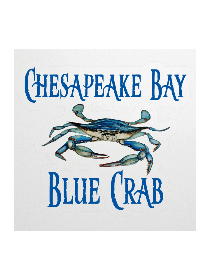 Chesapeake Bay Blue Crab Sticker product image (3)