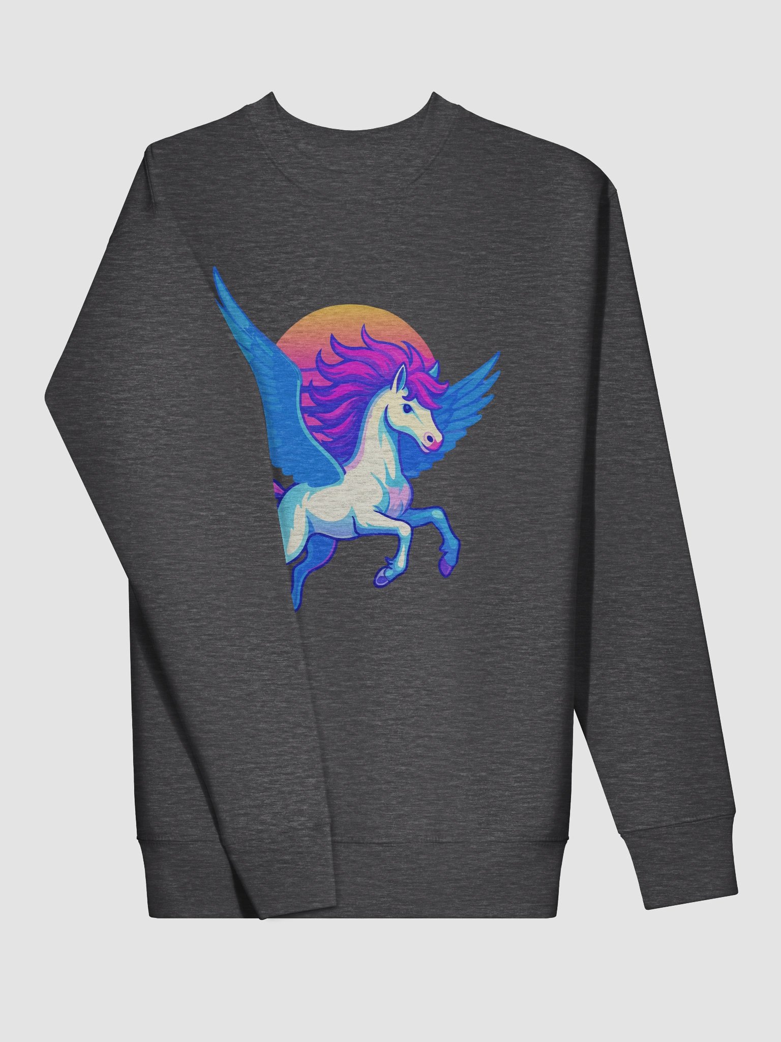 Chill Mythical Sunset Pegasus Sweatshirt product image (17)